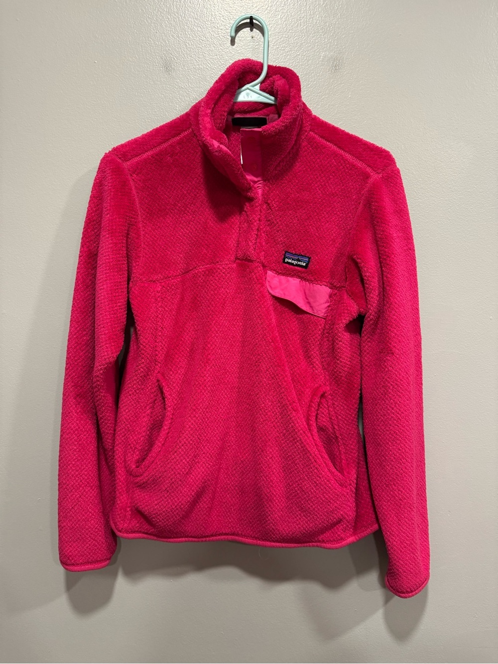 Patagonia Women’s Magenta Re-Tool Snap-T Pullover Size Small